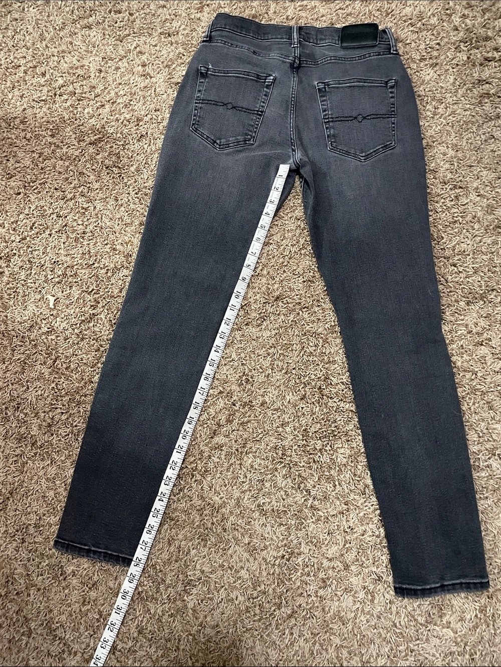 Lucky Brand - Washed Dark Gray/Charcoal - Skinny Jeans - Picture 3 of 6